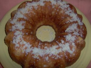 Peaches 'n Cream Pound Cake