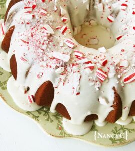 Peppermint Pound Cake