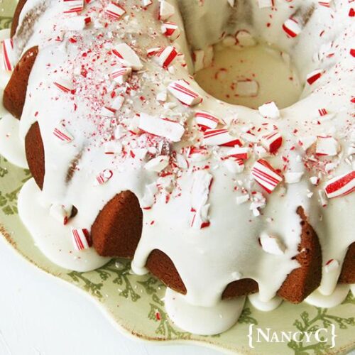 Peppermint Pound Cake