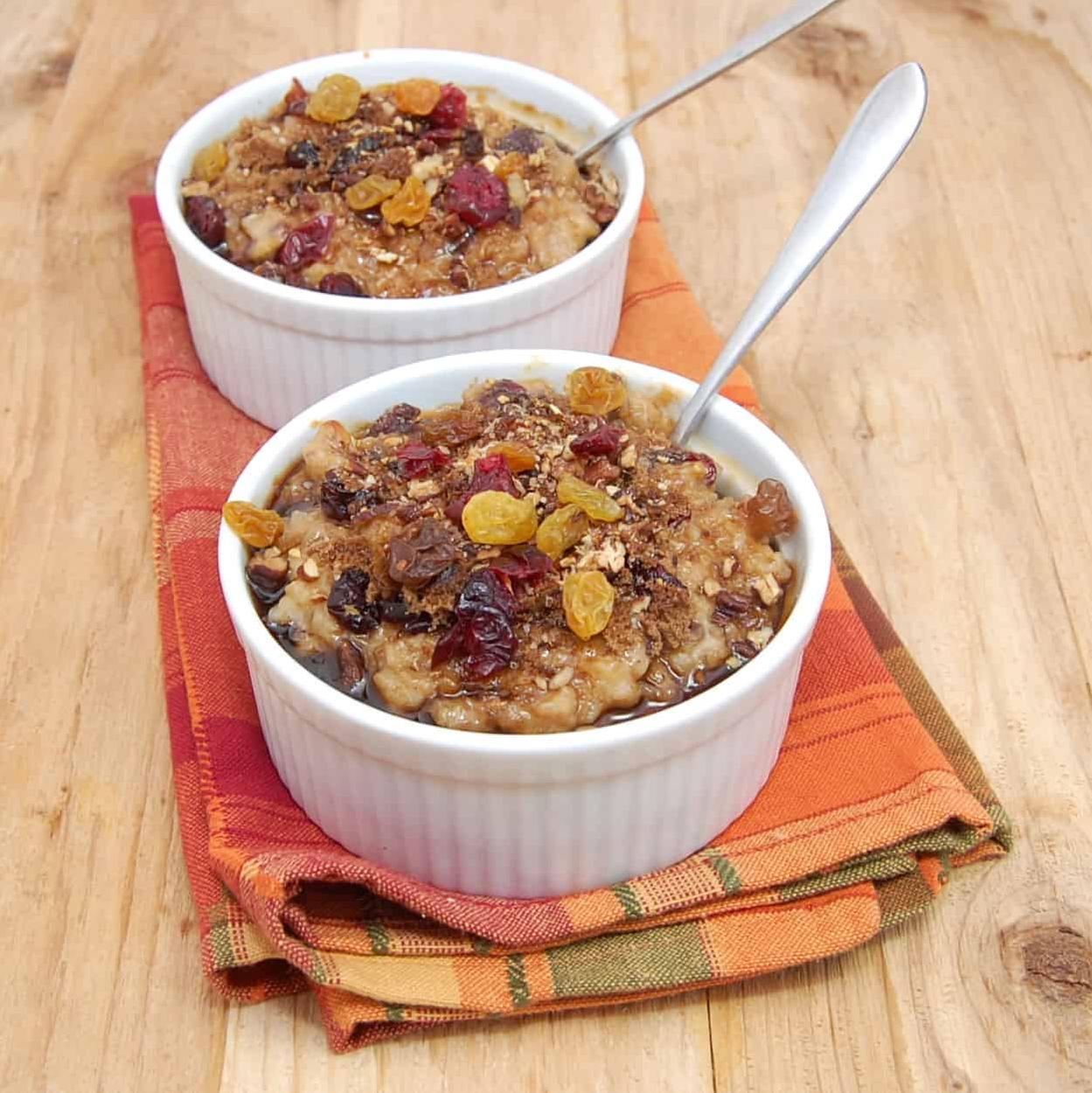  Perfectly cooked oats with a delicious and fruity twist.