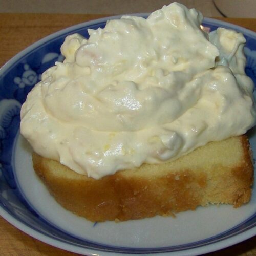 Pineapple Frosted Pound Cake