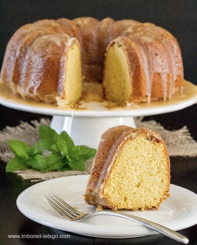  Pour some Irish cheer into your day with this Bailey's Bundt Cake