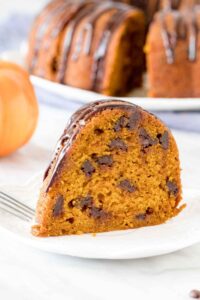 Pumpkin-Chocolate Chip Pound Cake