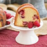 Raspberry Amaretto Pound Cake Pudding
