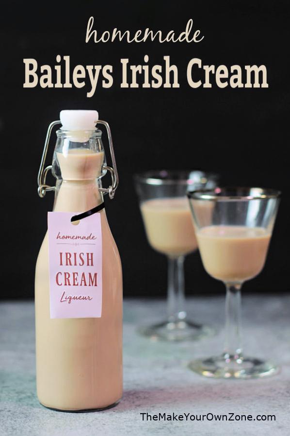  Satisfy your sweet tooth and quench your thirst with a glass of homemade Bailey's.