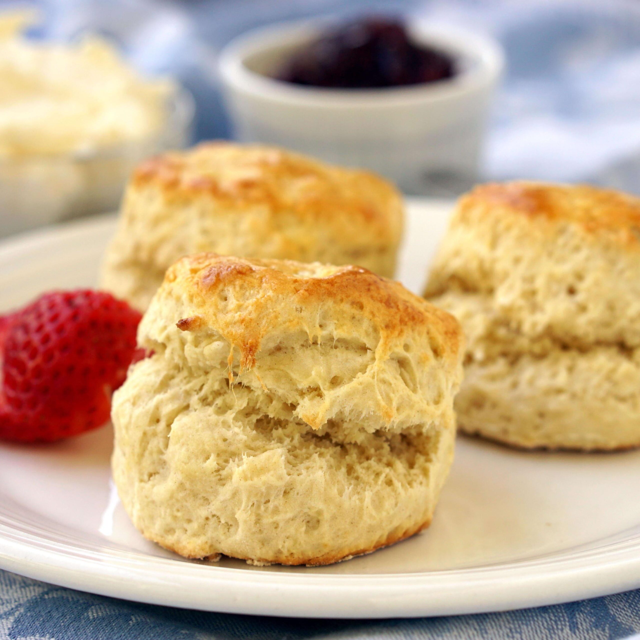 Satisfy your sweet tooth cravings with these buttery scones.