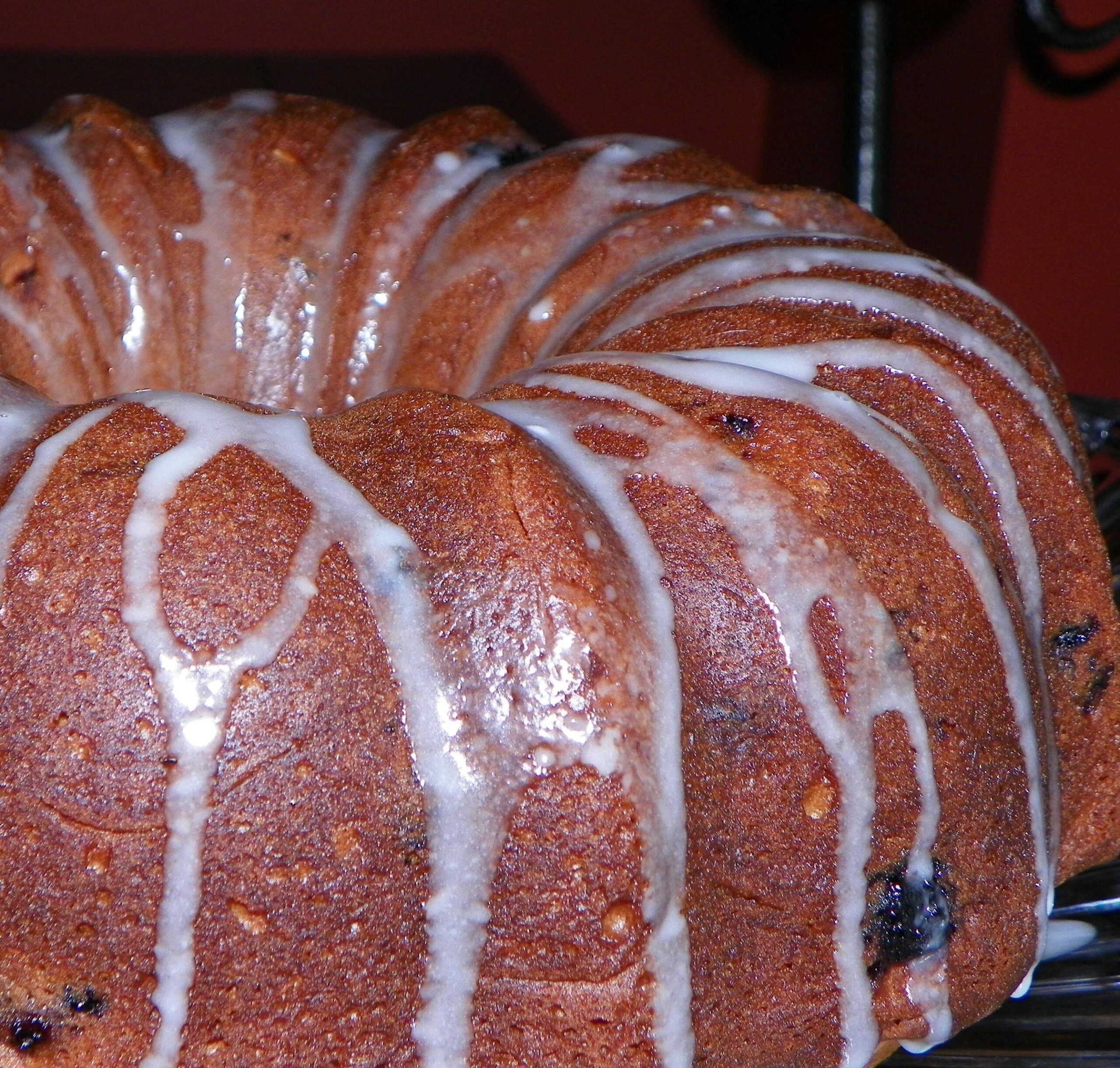  Satisfy your sweet tooth with a slice of this Blueberry Pound Cake