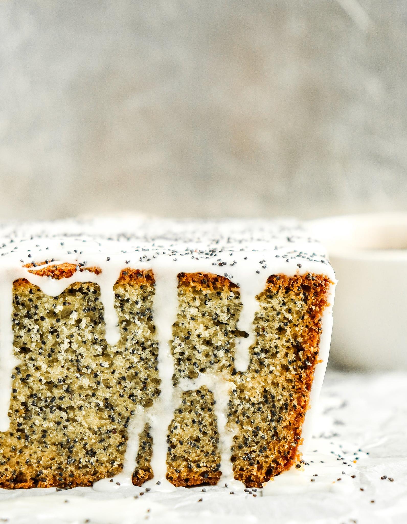  Satisfy your sweet tooth with this almond poppy seed pound cake.