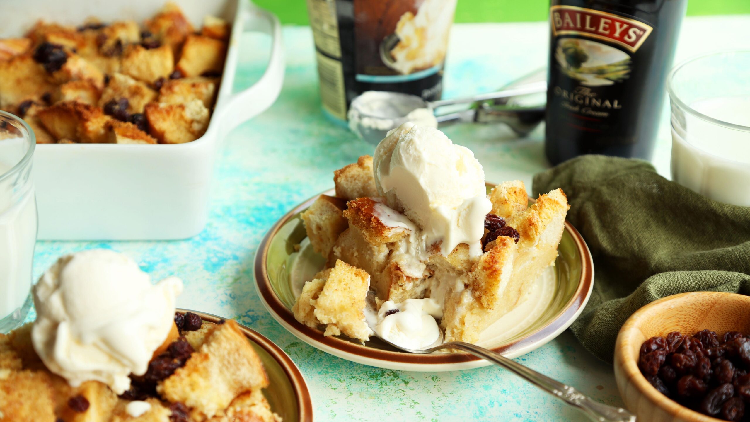  Satisfy your sweet tooth with this luxurious bread pudding.