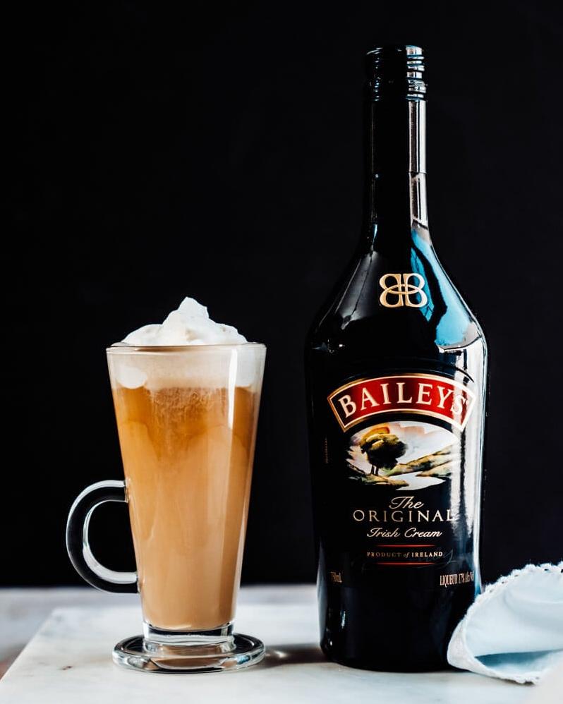  Say cheers to your loved ones with a glass of Baileys Irish Creme.