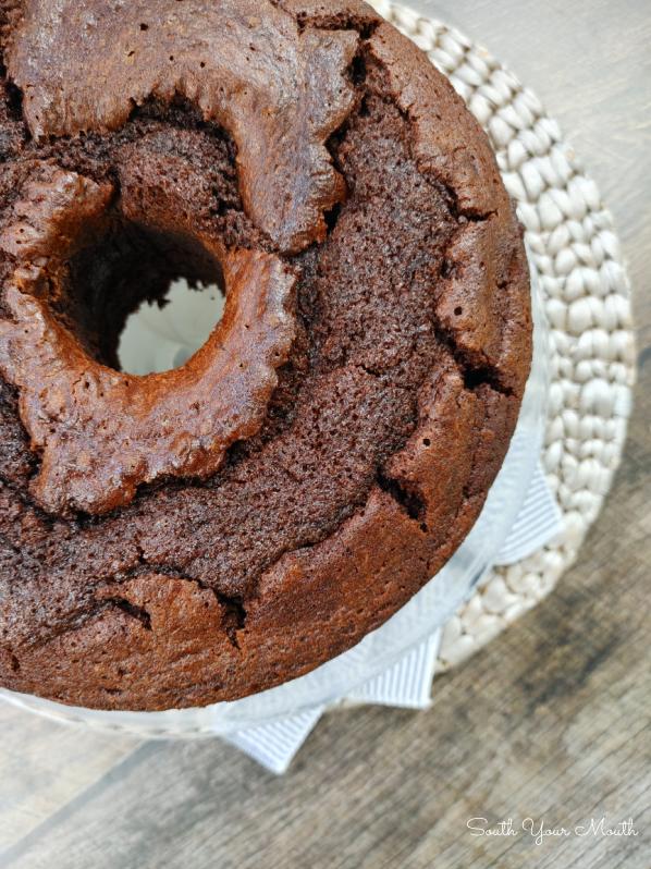  Say goodbye to dry pound cake and hello to decadent chocolate richness.