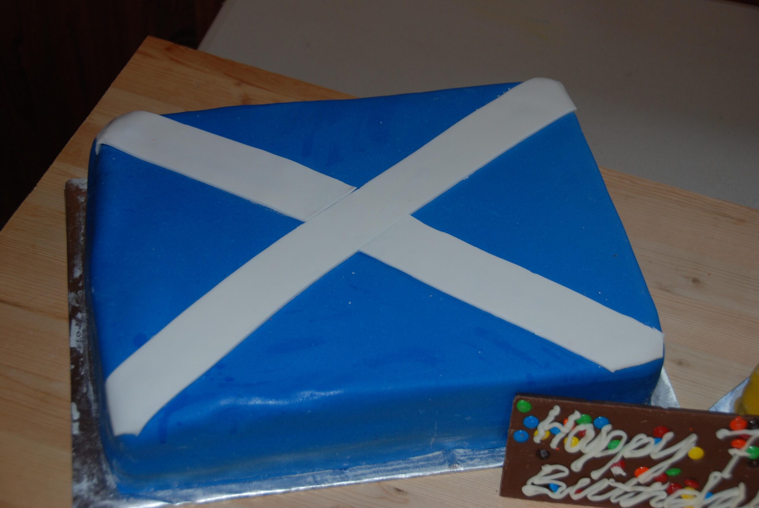  Scottish pride in a sheet cake