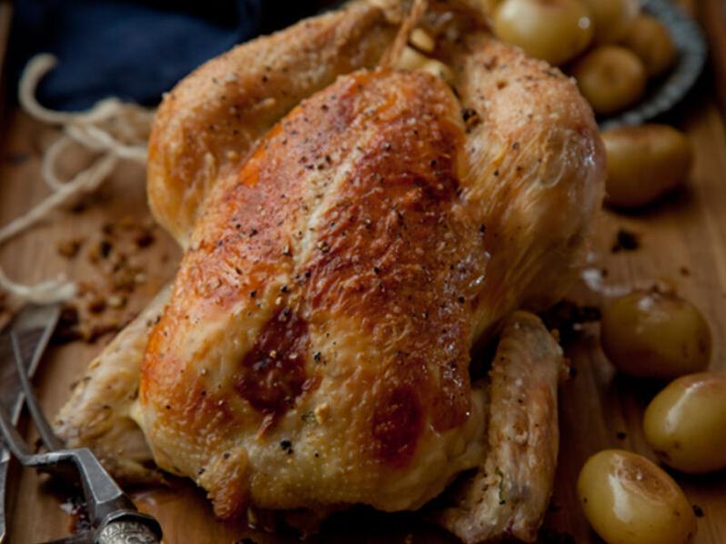 Delicious Scottish Roast Chicken with Crispy Oat Stuffing