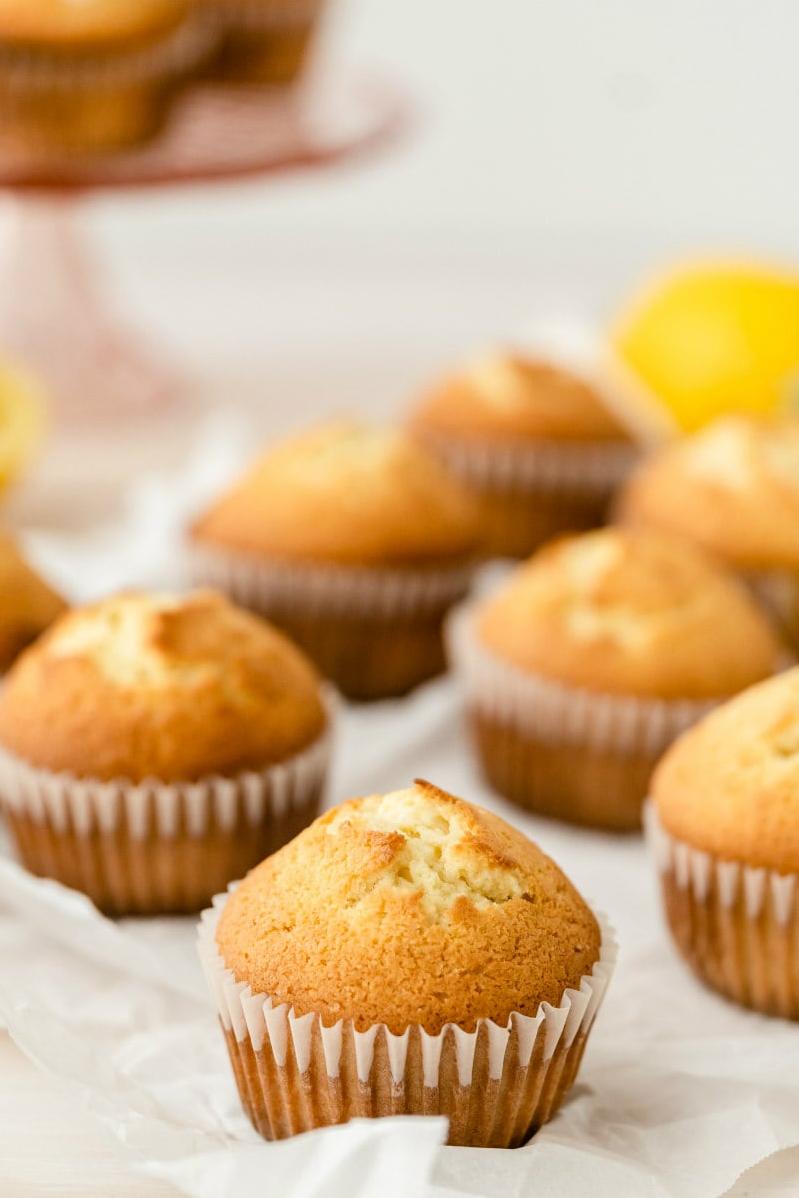  Sink your teeth into these tender and moist Lemon Pound Cake Muffins.