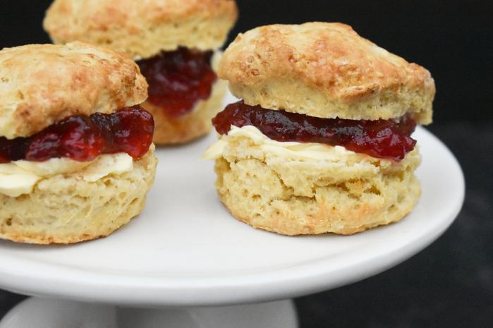  Soft and flaky scones filled with sweet fruit