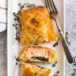 Spinach Salmon Wellington