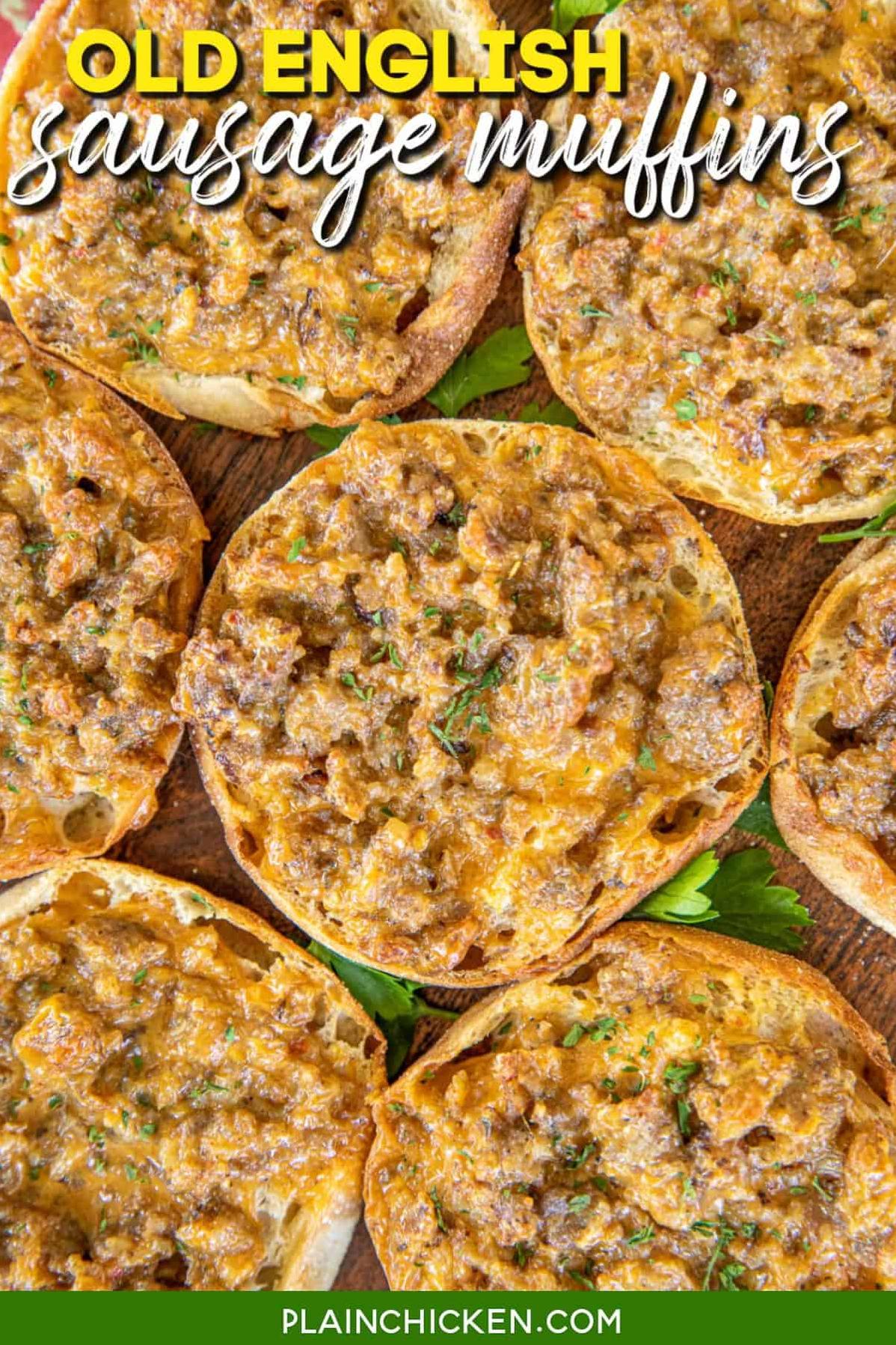  Start your day off right with these savory Sausage English Muffins