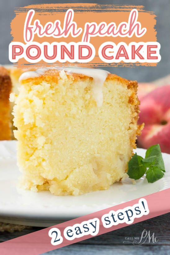  Sticky and sweet glaze drips down the sides of this moist and flavorful pound cake