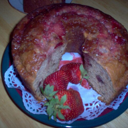 Strawberry Pound Cake