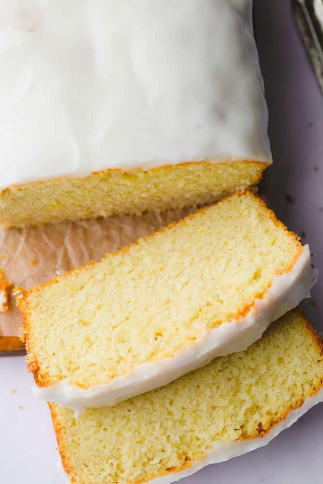  Summer flavors in a pound cake, how could you resist?