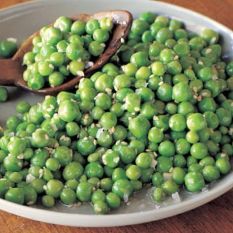  Sweet, succulent and green, English peas will bring color to your dinner plate.