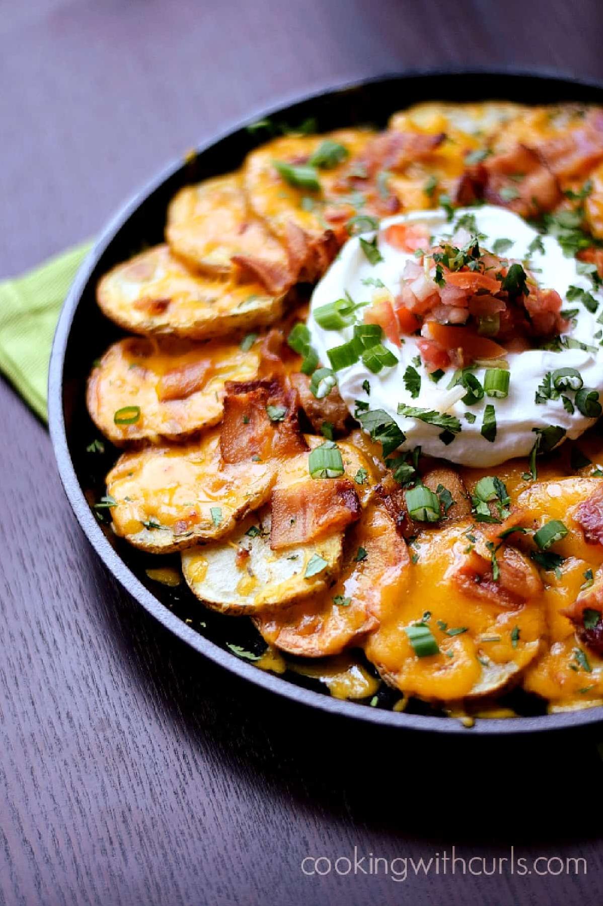  Take a break from ordinary tortilla chips and try these crispy potato chips instead.