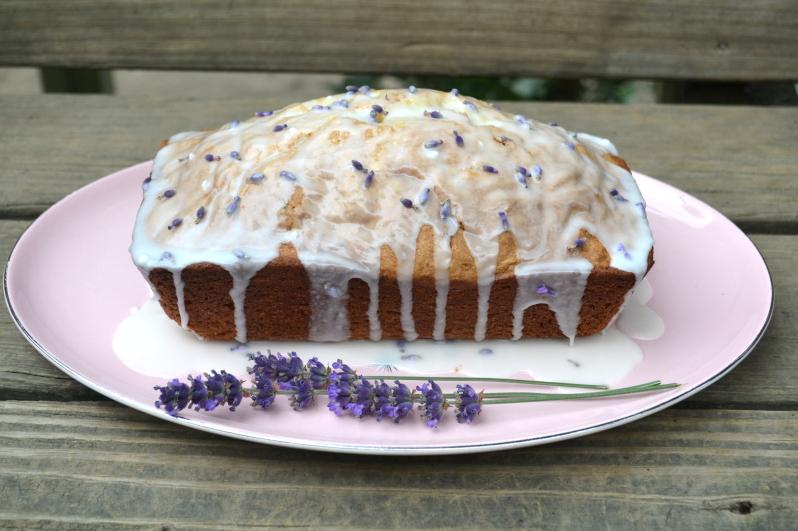  Take a walk on the sweet side with this Garden Lavender Pound Cake.
