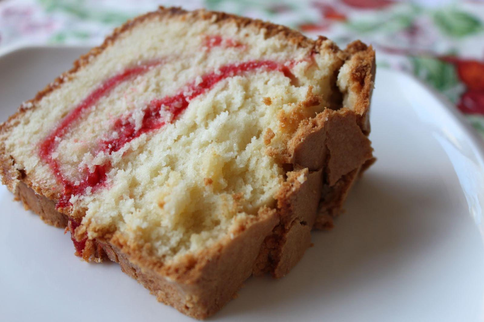  The addition of cream cheese lends a moist and tender texture to this pound cake.