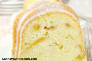 The Best Peachy Pound Cake