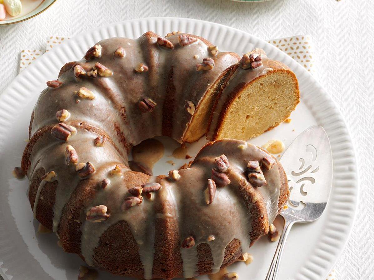  The combination of brown sugar and butter gives this cake a rich, caramel-like flavor that lingers on your taste buds