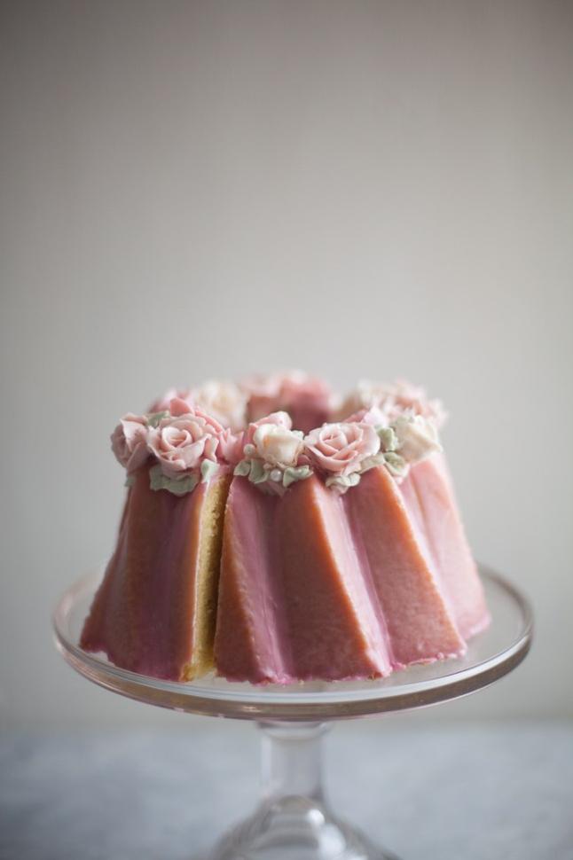 The delicate aroma of rose wafts from every slice