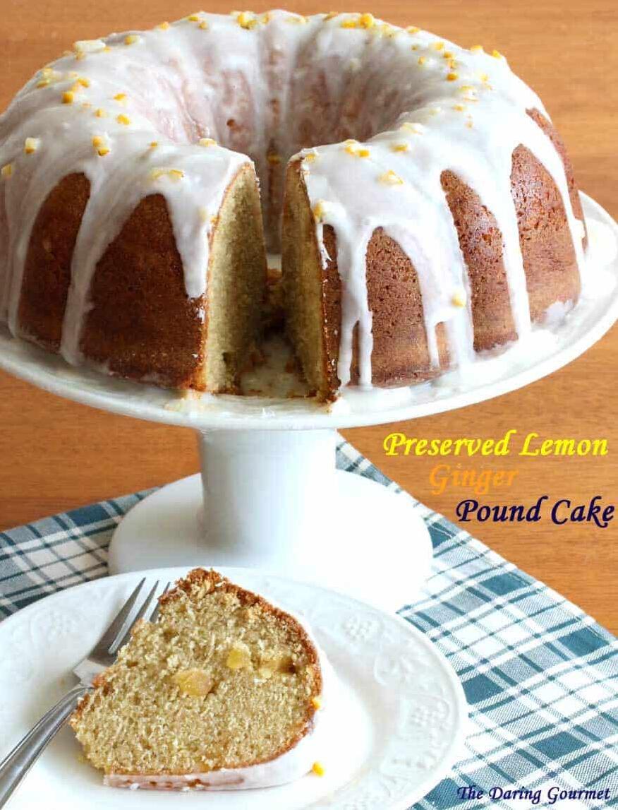  The moist and tender crumb of this pound cake will not disappoint.