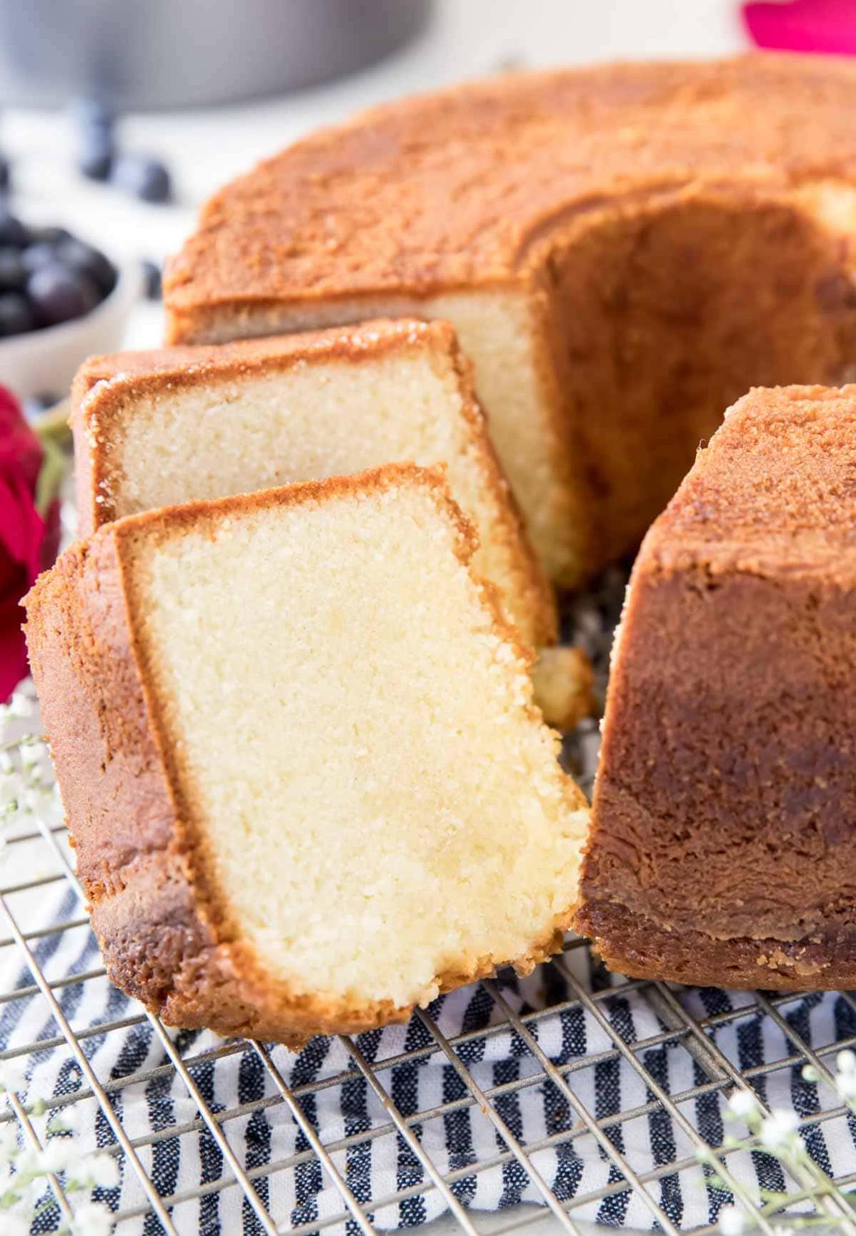  The most expensive pound cake you'll ever taste.