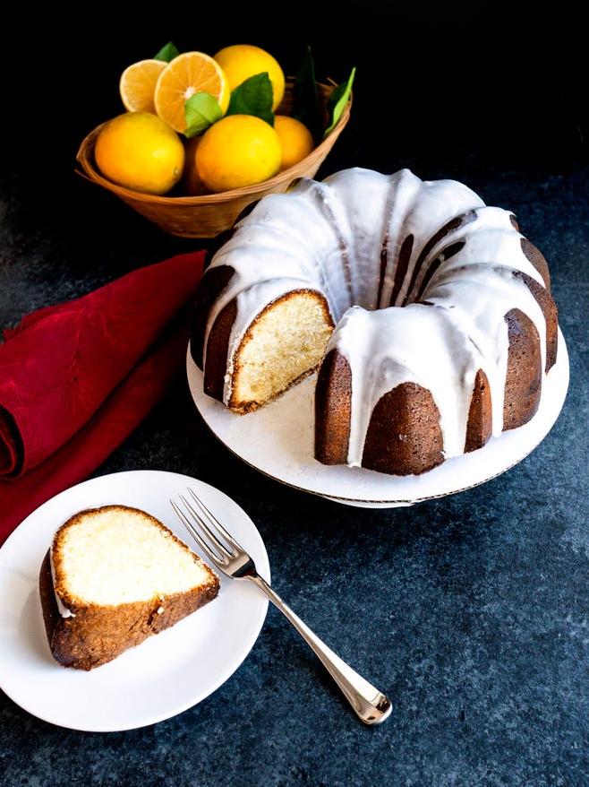  The perfect combination of rich cream cheese and buttery pound cake.