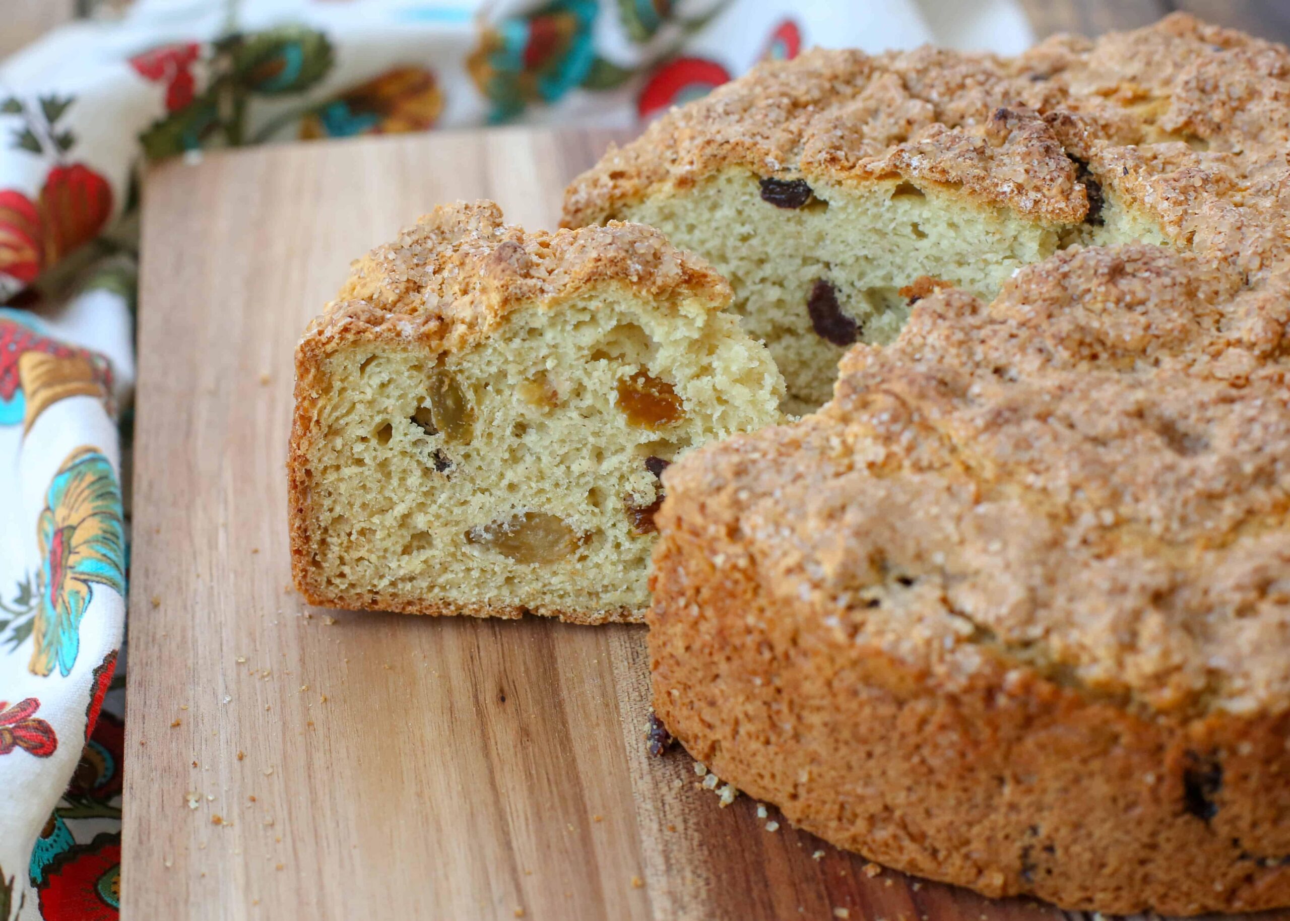  The perfect combination of texture and flavors in this Irish soda bread with Raisinets
