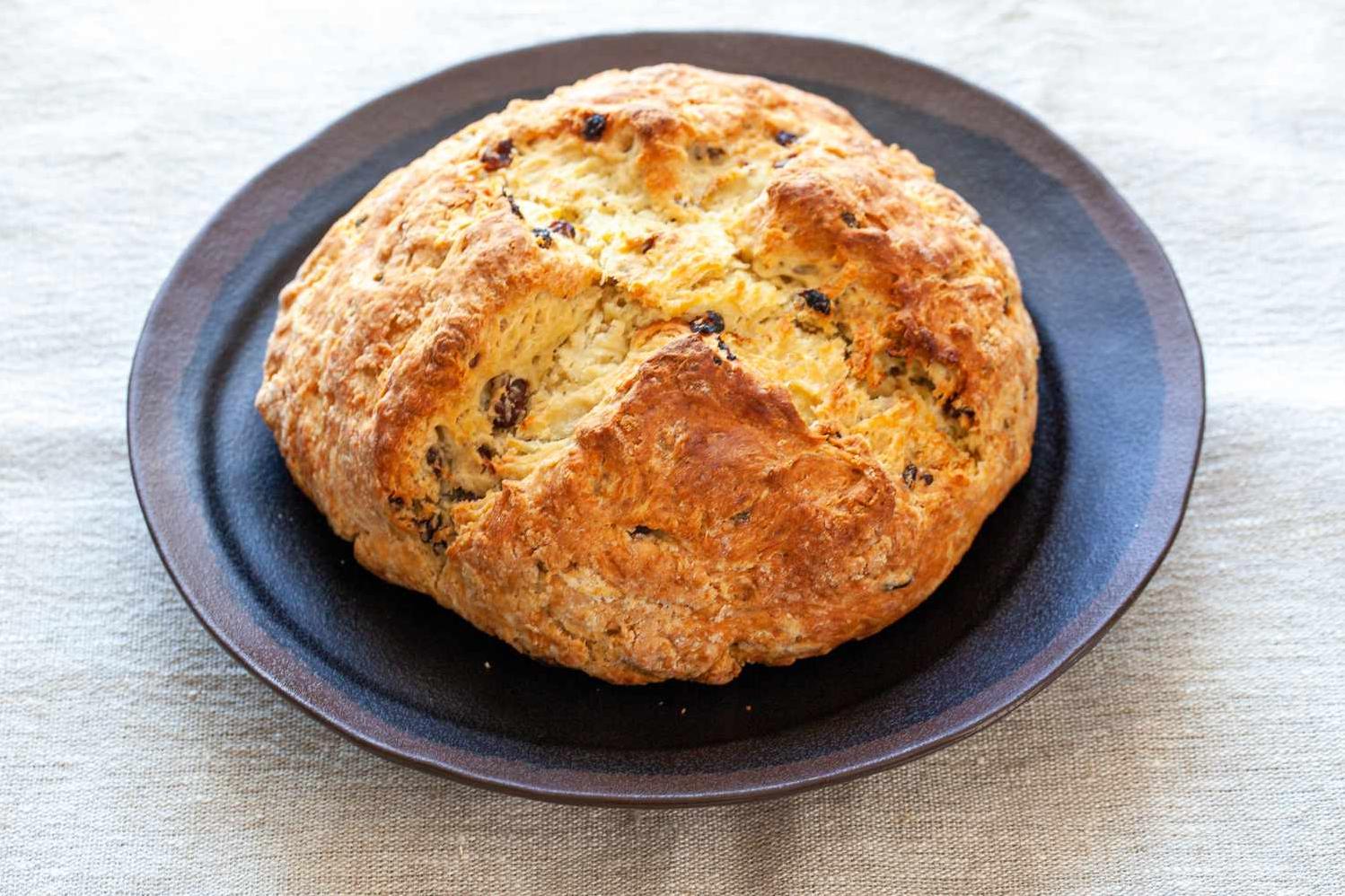  The rustic texture of this Irish soda bread is a delicious contrast to its smooth, buttery flavor.