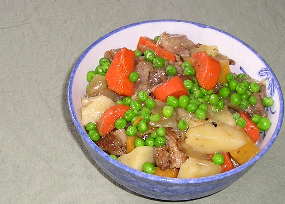  The stew is loaded with aromatic vegetables that add depth and complexity to the dish.