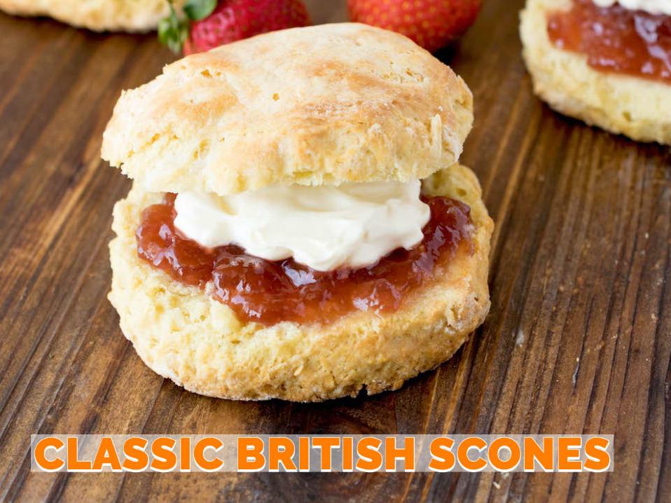  The texture of these scones is just perfect - flaky on the outside and soft on the inside.