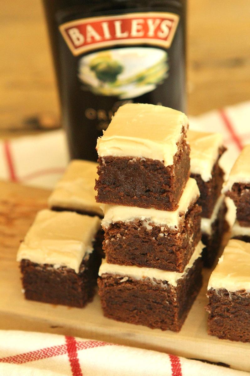  These Bailey's Irish Cream Brownies are next level indulgence!