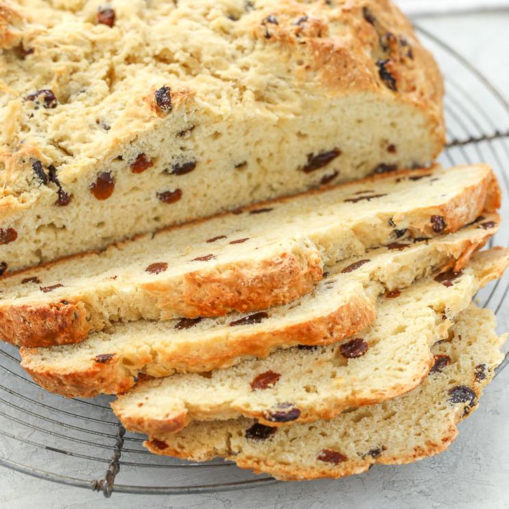  These delicate sultana raisins add a hint of sweetness to the classic soda bread recipe.