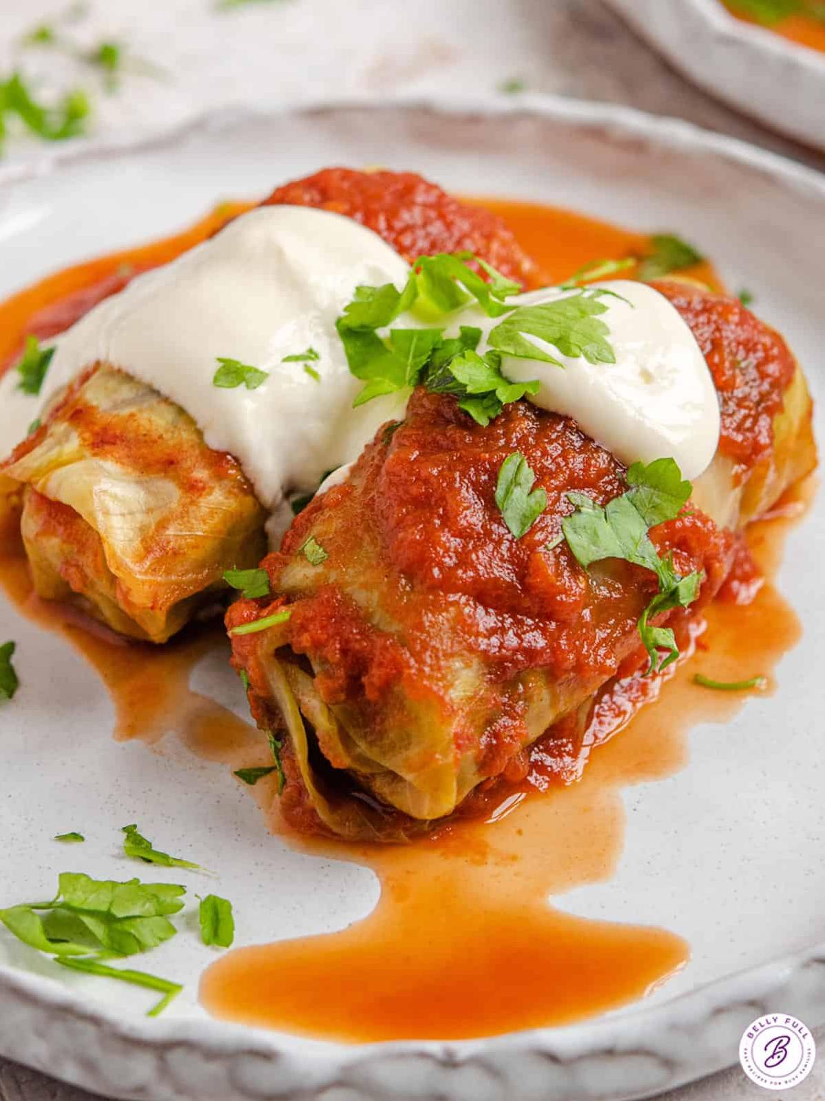  These Irish cabbage rolls are a fun and tasty twist on a classic dish.