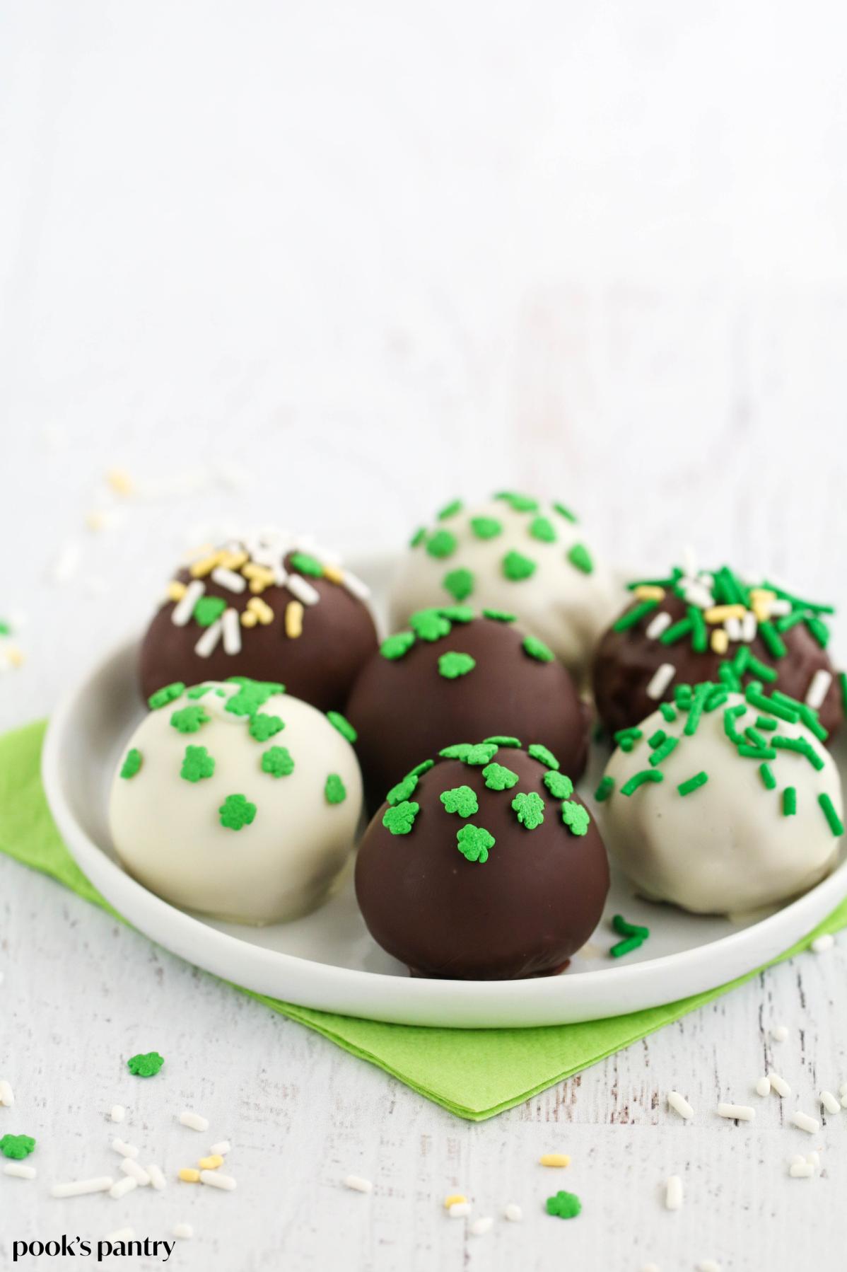  These Irish Cream Balls are the perfect treat for any St. Patrick's Day celebration!
