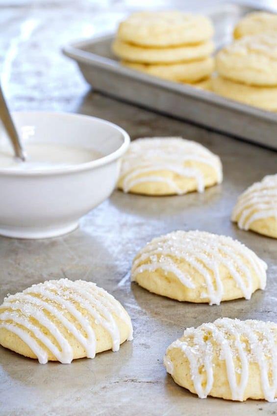  These pound cake cookies are perfect with your afternoon tea or coffee.
