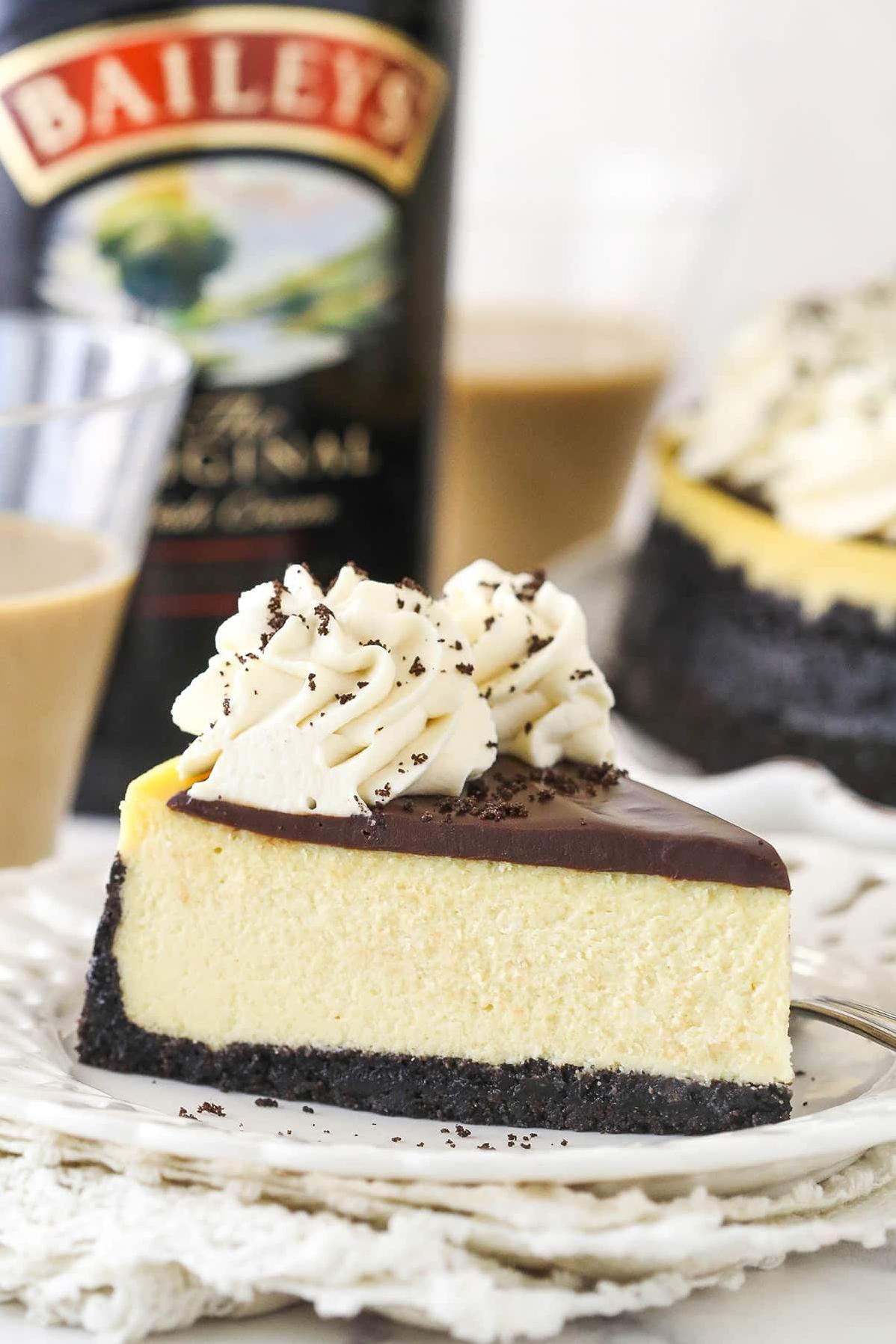  This Bailey's Irish Cream & Chocolate Cheesecake is worth every calorie