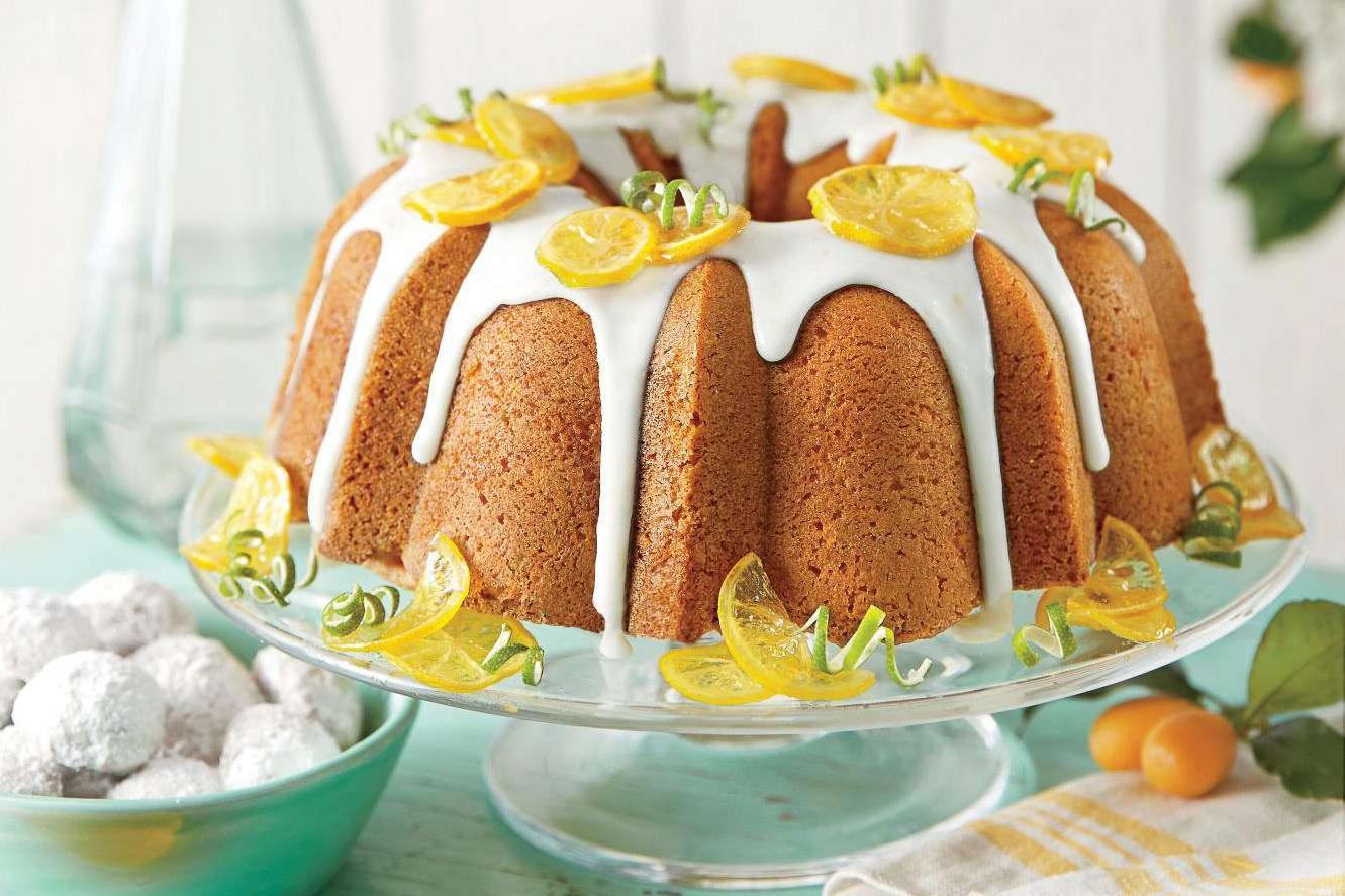  This cake is like sunshine on a plate.