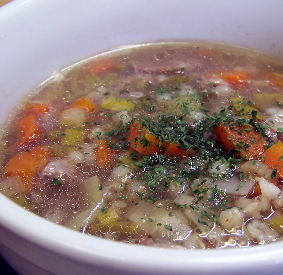  This classic Scottish soup is a comforting dish that's sure to become a family favorite.