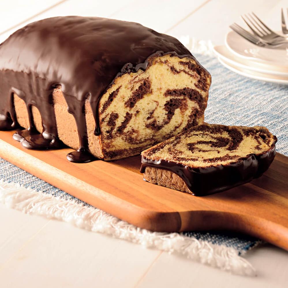  This fudge marble pound cake is the champion of all desserts.