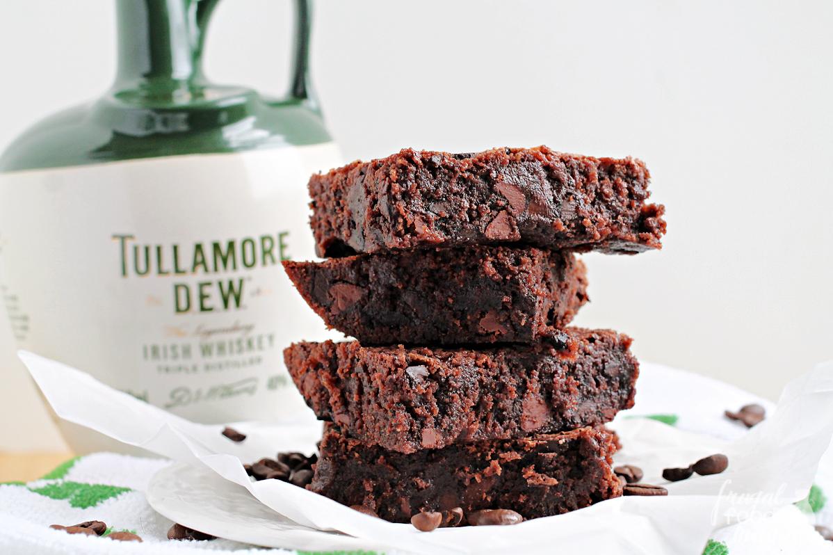  This is a fudgy brownie with a twist of Irish ingredients.