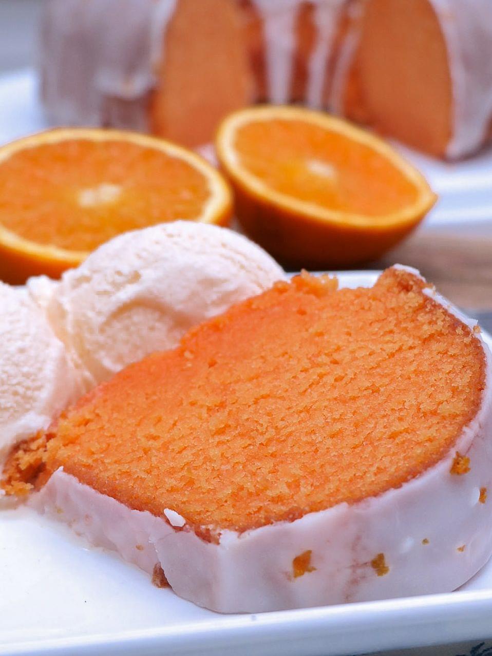 This pound cake is incredibly moist and infused with a fresh orange flavor.