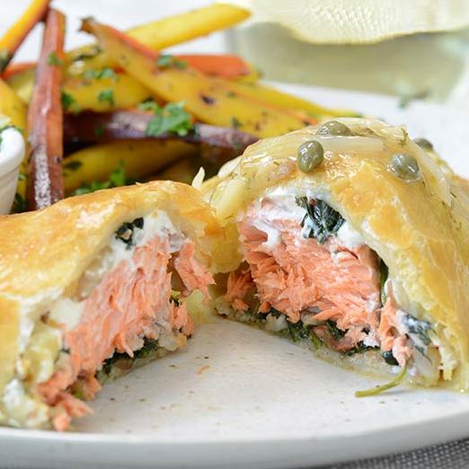  This Salmon Wellington is the perfect dinner party centerpiece